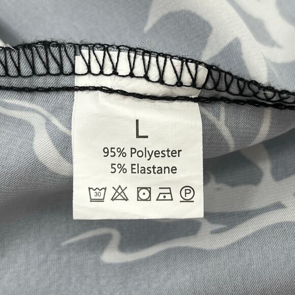 Spooky Bat Halloween Black White Short Sleeve Open Style Robe Large - Picture 3 of 6